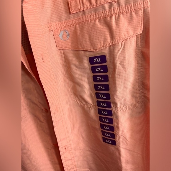 BNWT The American Outdoorsman Short Sleeve Peach Size XXL - Picture 3 of 7